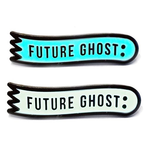 Creepy Co. Future Ghost GITD Hard Enamel Pin                