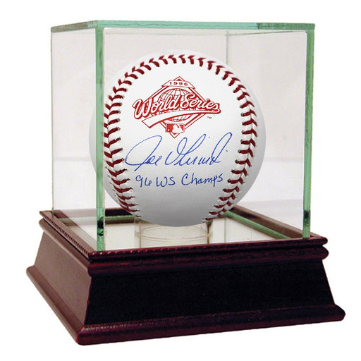 Joe Girardi Signed 1996 World Series Baseball w/ "96 WS Champs" Insc.