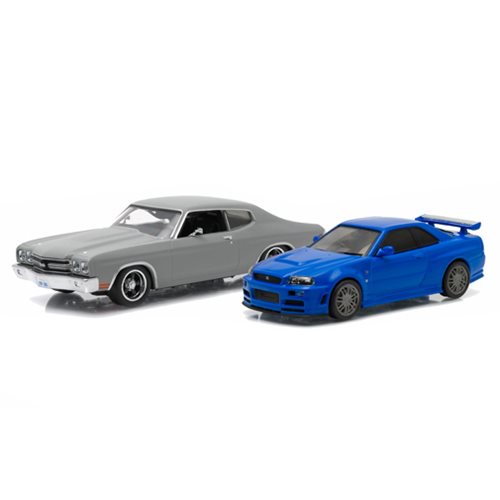 Fast and Furious Drag Race Die-Cast Metal Vehicle 2-Pack    