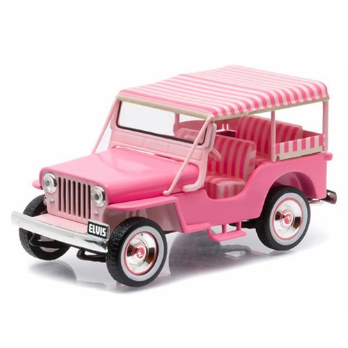 Elvis Presley Pink Jeep Surrey 1:43 Die-Cast Metal Vehicle  