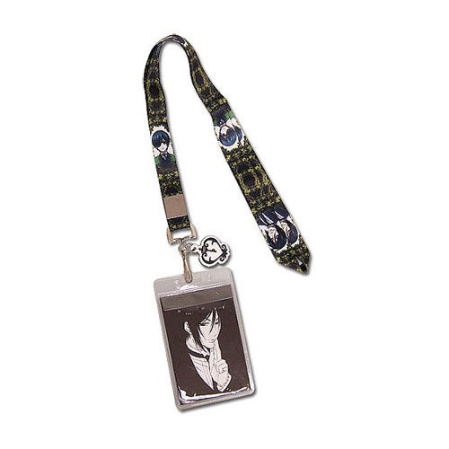 Black Butler 2 Sebastian and Ciel Lanyard Key Chain         