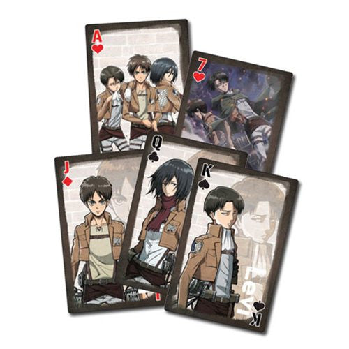 Attack on Titan Style 2 Playing Cards                       