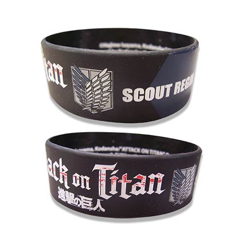 Attack on Titan Survey Corps Rubber Wristband               