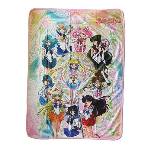 Sailor Moon Sailor Moon Group Sublimation Throw Blanket     