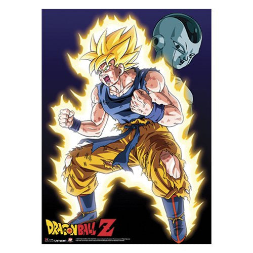 Dragon Ball Z Super Saiyan Goku Wall Scroll                 