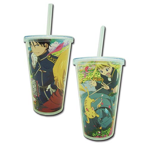 Fullmetal Alchemist Brotherhood Springtime Tumbler with Lid 