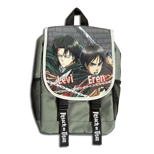 Attack on Titan Eren and Levi Backpack                      