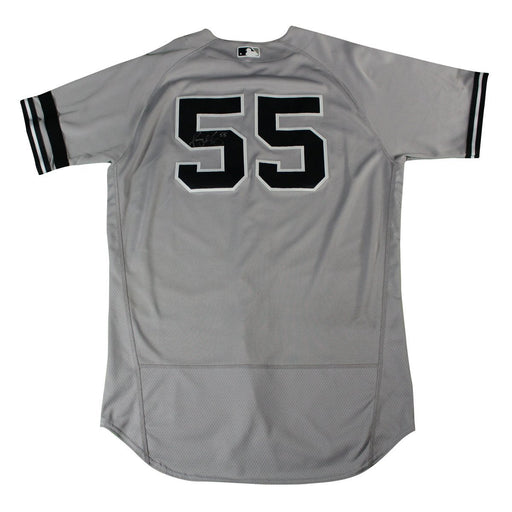 Sonny Gray Signed New York Yankees 2017 Game-Used #55 Grey Jersey (9/23/2017)(JC087187)