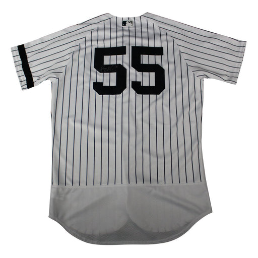 Sonny Gray Signed New York Yankees Game Issued #55 Pinstripe Jersey (10/1/2017)(JC009657)