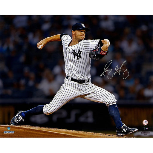 Sonny Gray Signed New York Yankees 'Pitching' 16x20 Photo