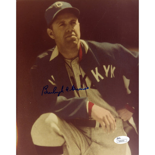 Burleigh Grimes Signed 8x10 Dodgers Photo JSA