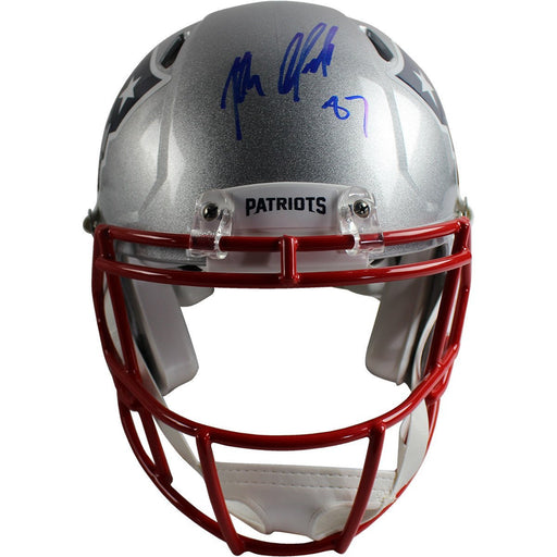 Rob Gronkowski Signed New England Patriots Speed Authentic HelmetSigned on front