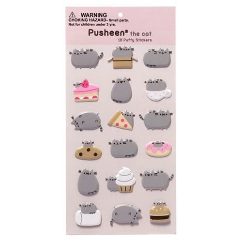 Pusheen the Cat Food Stickers                               