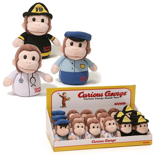 Curious George Sound Toys 4-Inch Plush Case                 