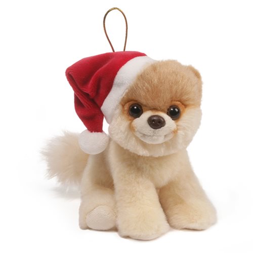 Itty Bitty Boo Santa Hat Boo Ornament Plush                 