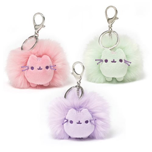 Pusheen the Cat Pastel Poof Key Chain Case                  