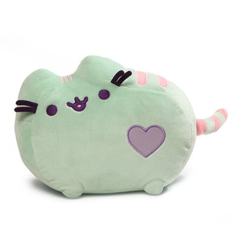 Pusheen the Cat Mint Green Pastel Heart Plush               