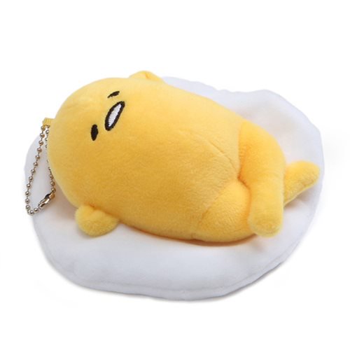 Gudetama Face Up Plush Key Chain                            