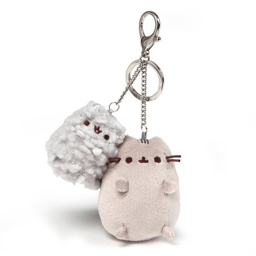 Pusheen the Cat Pusheen and Stormy Deluxe Clip-On Plush     