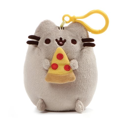 Pusheen the Cat Pusheen Pizza Backpack Clip-On Plush        