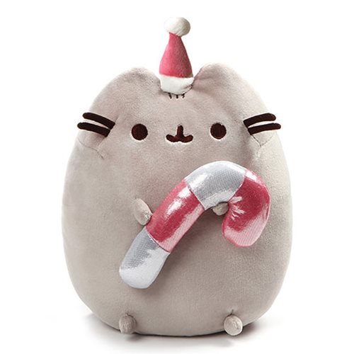 Pusheen the Cat Pusheen Christmas Candy Cane 11-Inch Plush  