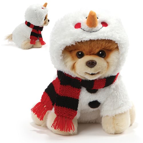 Boo the Dog Boo Snowman 9-Inch Plush                        