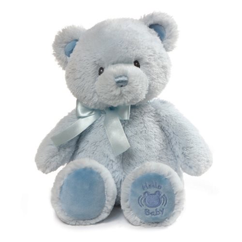 My First Teddy Hello Baby Blue Plush                        