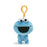 Sesame Street Cookie Monster 5-Inch Backpack Clip Key Chain 