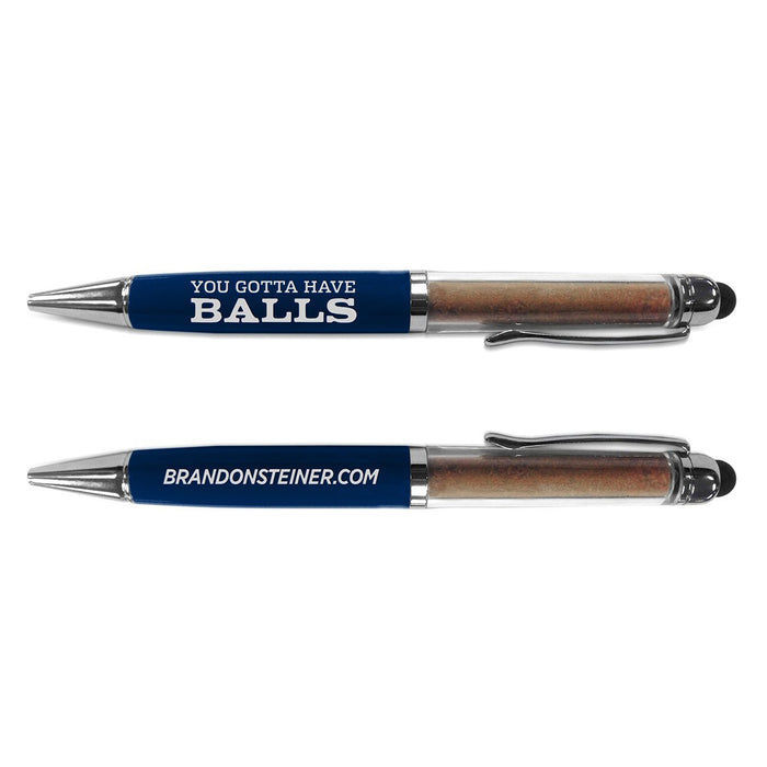 Steiner "Gotta Have Balls" Blue Dirt Pen