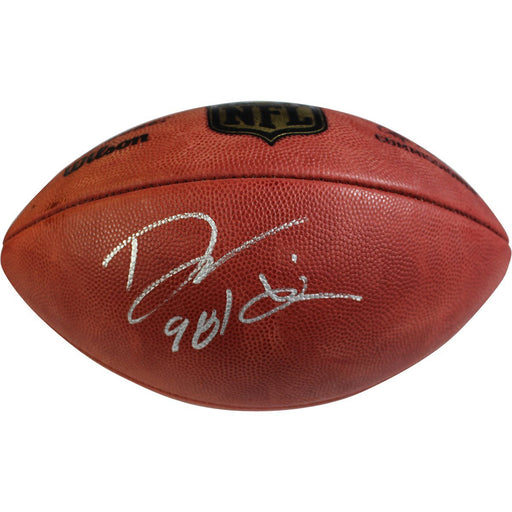 Damon Harrison Signed Wilson NFL Duke Football