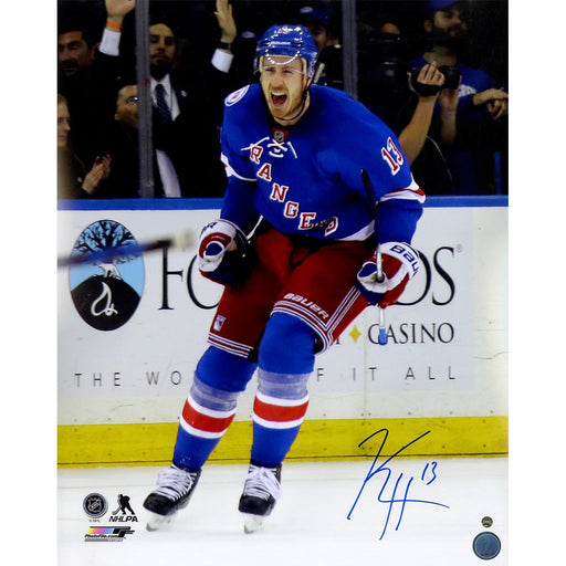 Kevin Hayes New York Rangers Signed 'Goal Celebration' 16x20 Photo