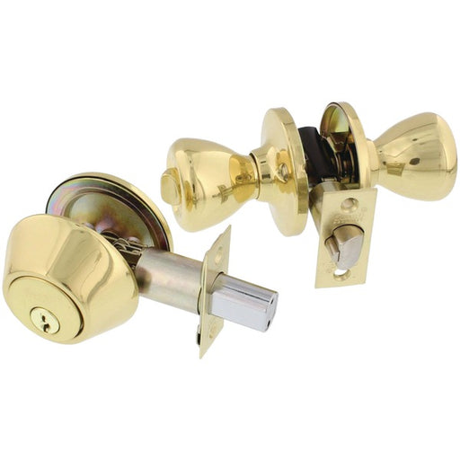 ENTRY LOCKSET COMBO GLD