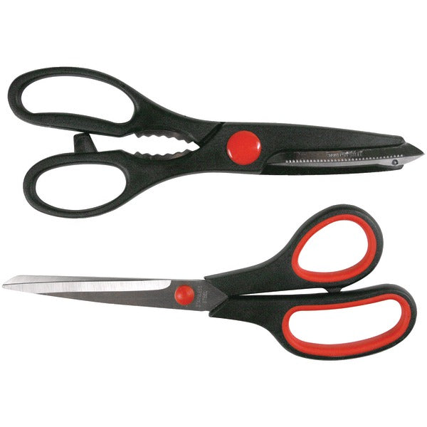 2PK SCISSOR BLK/RED