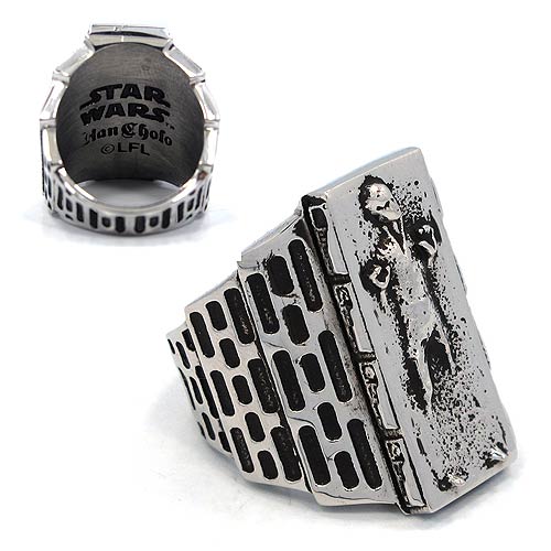 Star Wars Han Solo in Carbonite Ring                        