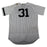 Aaron Hicks Signed New York Yankees Game Used #31 Pinstripe Jersey (10/1/2017)(JC009662)