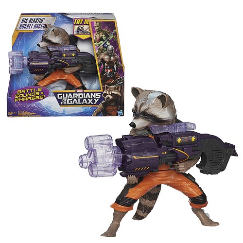 Guardians of the Galaxy Big Blastin Rocket Raccoon Figure   