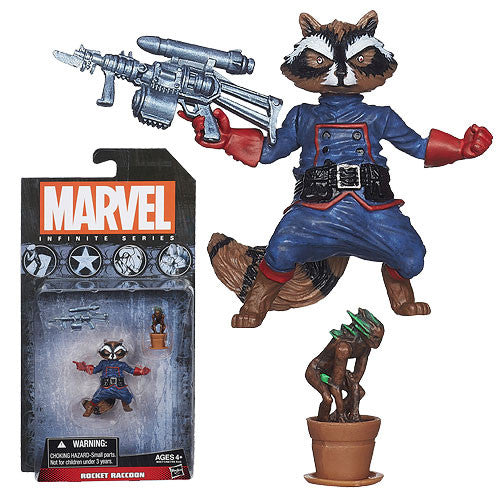 Marvel Infinite Series Rocket Raccoon Action Figure         