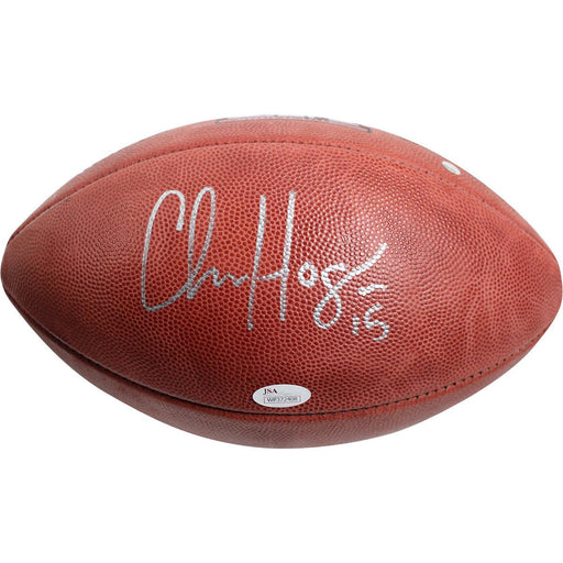 Chris Hogan Signed Super Bowl 51 Official Football (JSA/SSM)