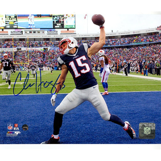 Chris Hogan New England Patriots Signed 'Spike vs Bills' 8x10 Photo