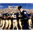 Lou Holtz Signed 16x20 Photo with Team and Scoreboard in Background