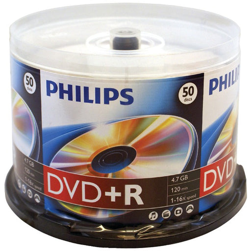 4.7GB 16X DVD+R 50PK SPDL