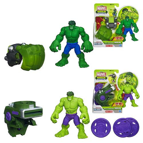 Marvel Hulk Adventures Action Gear Figures Case             