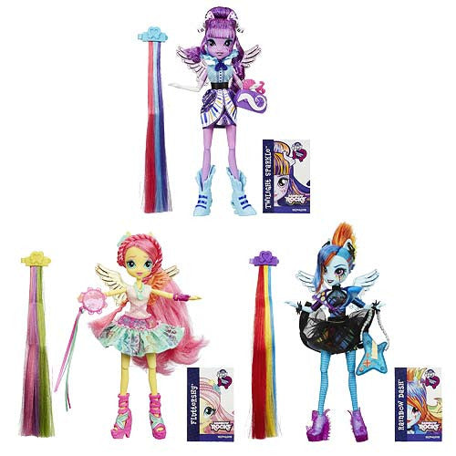 My Little Pony Equestria Girls Rainbow Rocks Hair Wave 1    