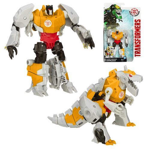 Transformers Robots in Disguise Warrior Grimlock Gold Armor 