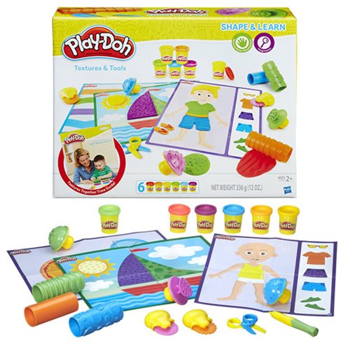 Play-Doh Shape and Learn Textures and Tools                 