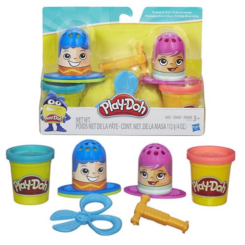 Play-Doh Fuzzy Pumper Create and Cut Barber Set             