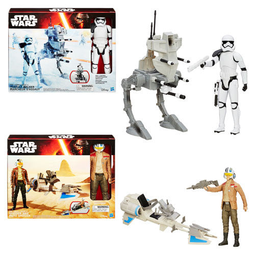 Star Wars The Force Awakens Hero Series Vehicles Wave 1 Case