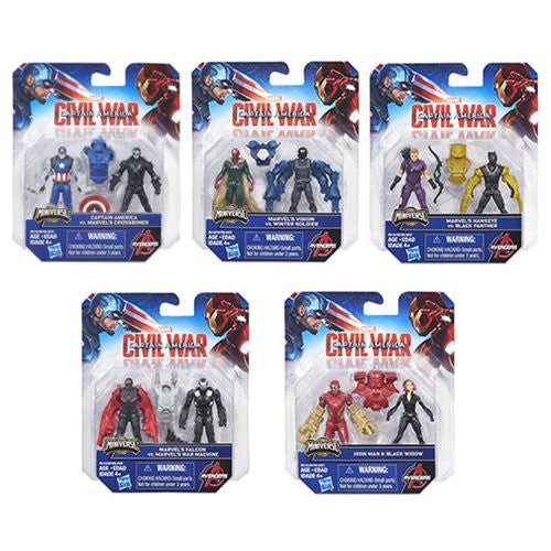 Captain America Civil War 2 1/2-Inch Action Figures Wave 1  