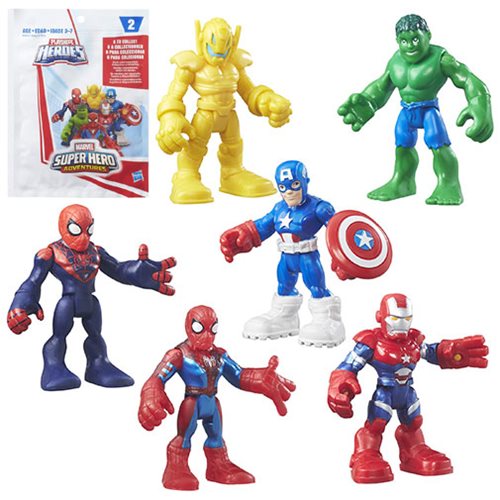 Marvel Super Hero Adventures Blind Bag Figures Wave 2 Case  