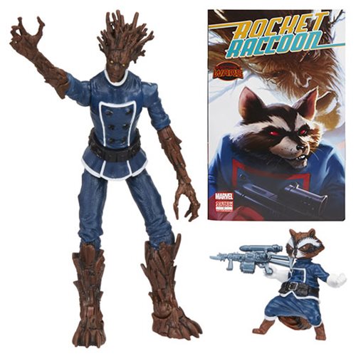 Marvel Legends Groot and Rocket Raccoon Action Figure 2-Pack